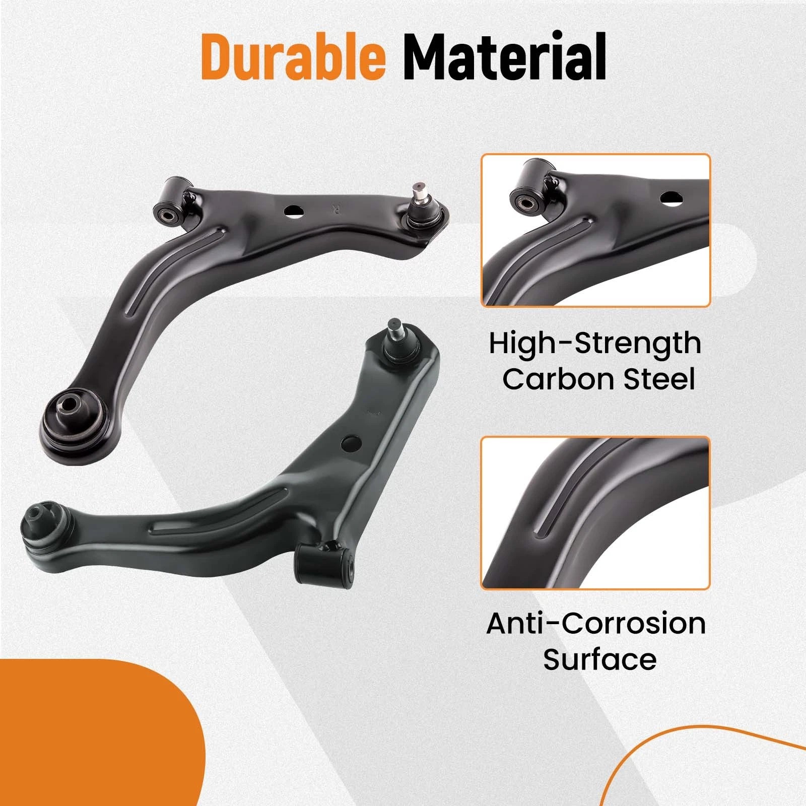 Set of 4 Front Lower Control Arms for Ford Escape (2005–2012)