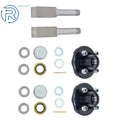 2 Pack Hub Bearing Kits for Boat Trailer (2000 lbs, 4 on 4)