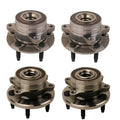 Moog Front & Rear Wheel Bearing and Hub Assemblies Kit for Ford Explorer (2013–2019)