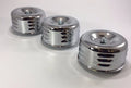 Chrome Louvered Air Cleaner Assembly Replacement for Universal 1-2 BBL (1950–1970)