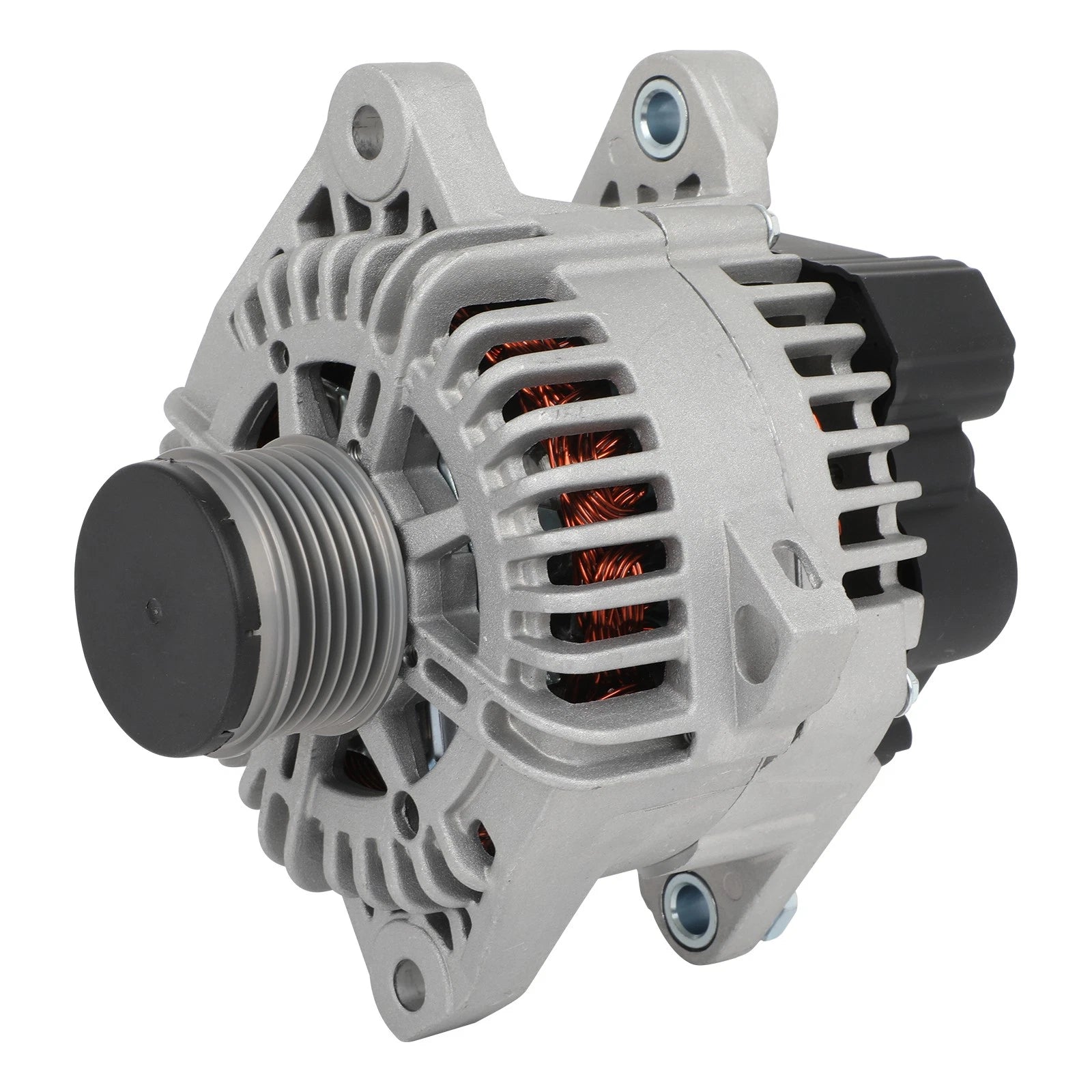Alternator with 6-Groove Clutch Pulley for Hyundai Sonata (2011–2014)