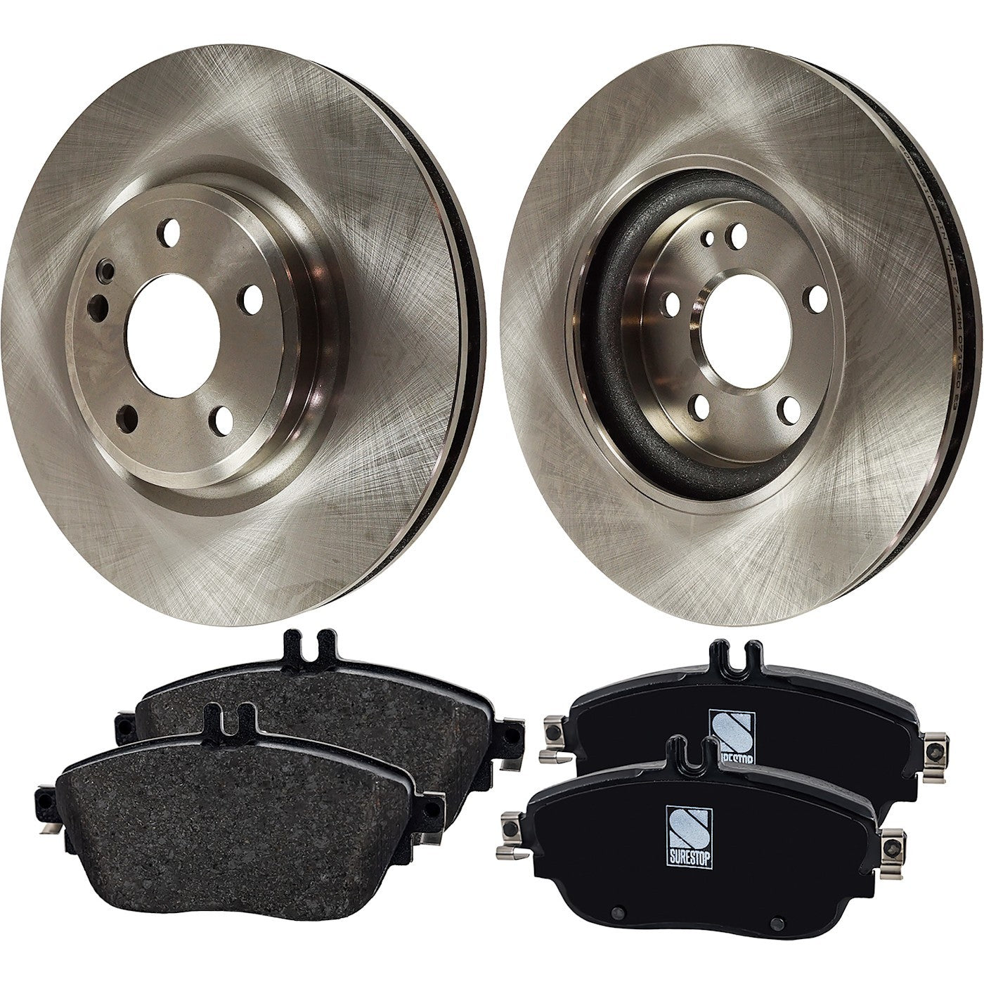 Brake Disc Rotors and Pads Kit for Mercedes Infiniti QX30 GLA250 CLA250