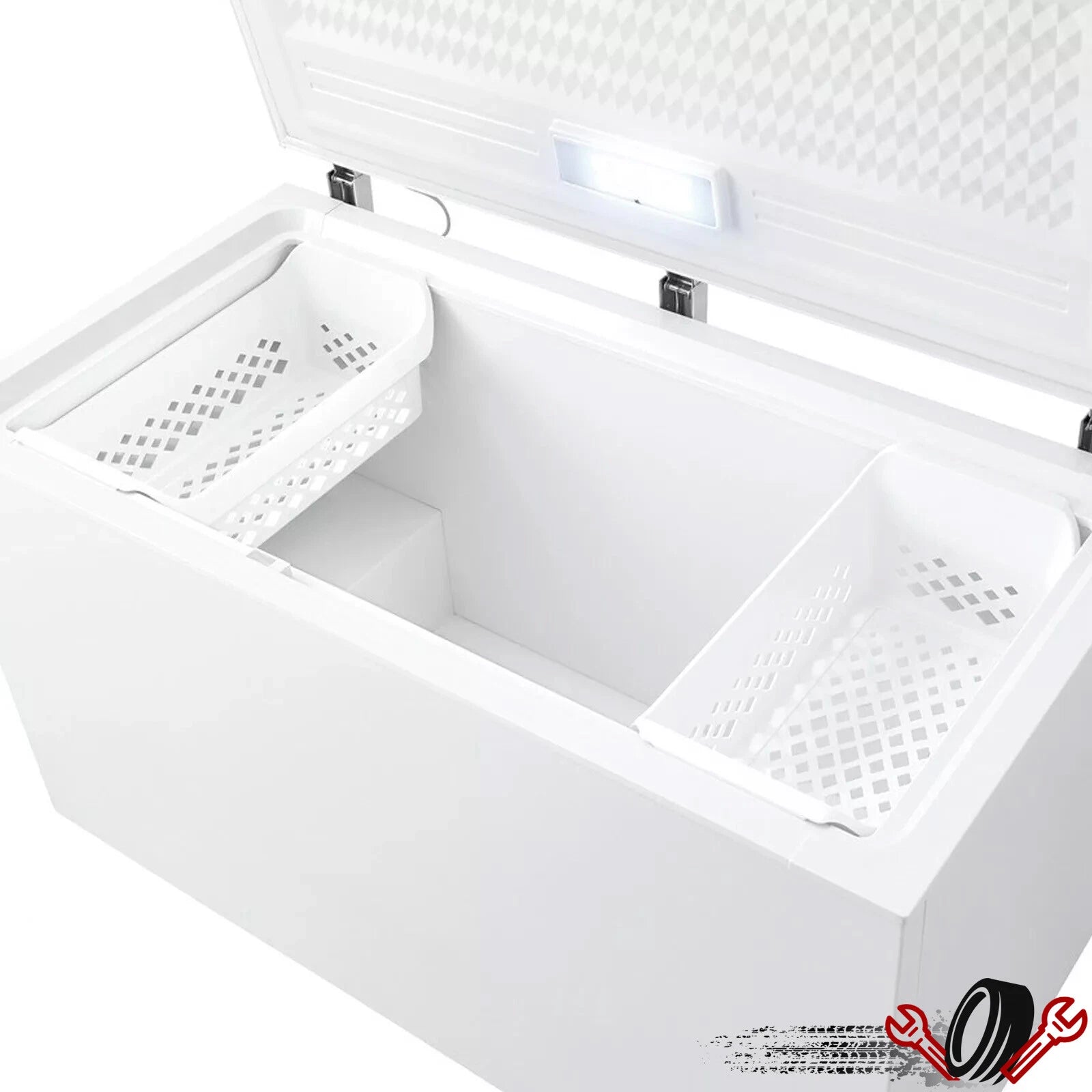 Freezer Baskets Organizer Bins for Frigidaire Chest Freezer (24-1/2")