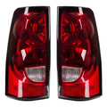 Halogen Tail Light Assembly w/ Bulbs for 2003–2007 Chevy Silverado 1500 2500 HD