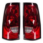 Halogen Tail Light Assembly w/ Bulbs for 2003–2007 Chevy Silverado 1500 2500 HD