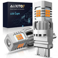 2X AUXITO 3157 4157 LED Amber Turn Signal Parking DRL Light Bulbs for