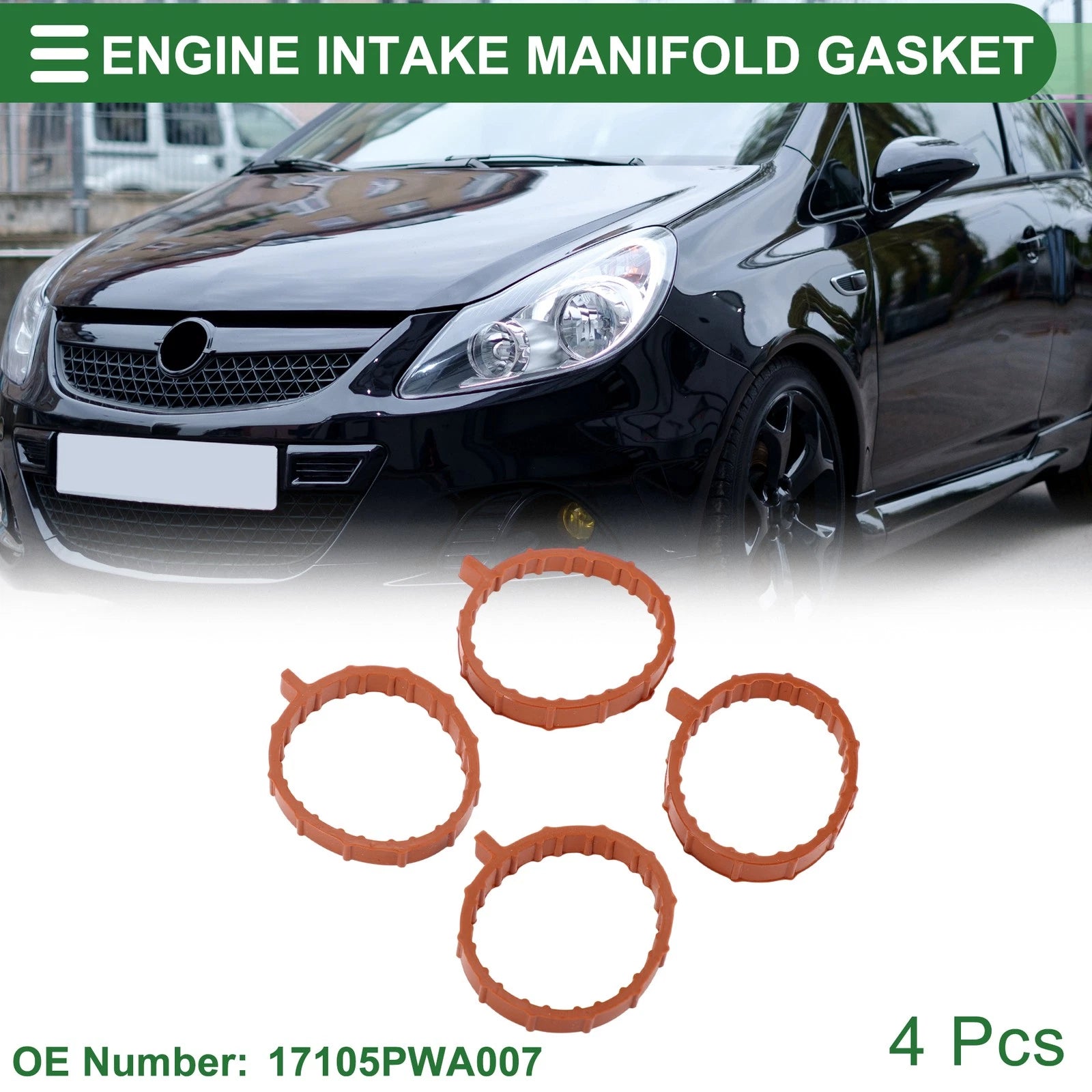 Engine Intake Manifold Gasket for Honda City (2003–2008) No. 17105PWA007