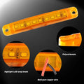 10X LED Amber Side Marker Lights for Truck Trailer (Waterproof)