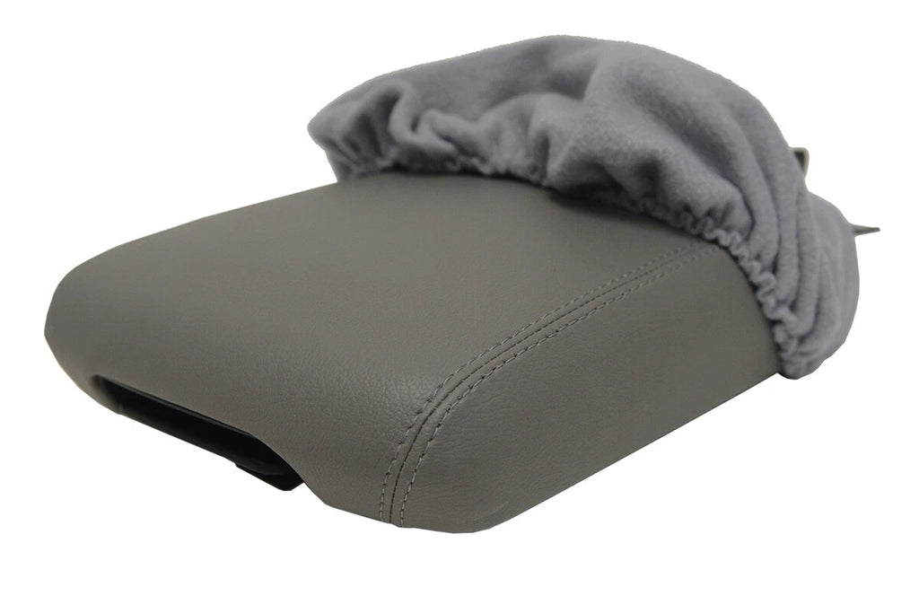 Fleece Console Lid Armrest Cover for Kia Telluride (2020) Gray