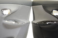Door Panel Insert Cards for Toyota Corolla (2009–2013) Gray Leather Synthetic