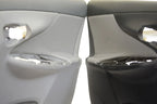 Door Panel Insert Cards for Toyota Corolla (2009–2013) Gray Leather Synthetic
