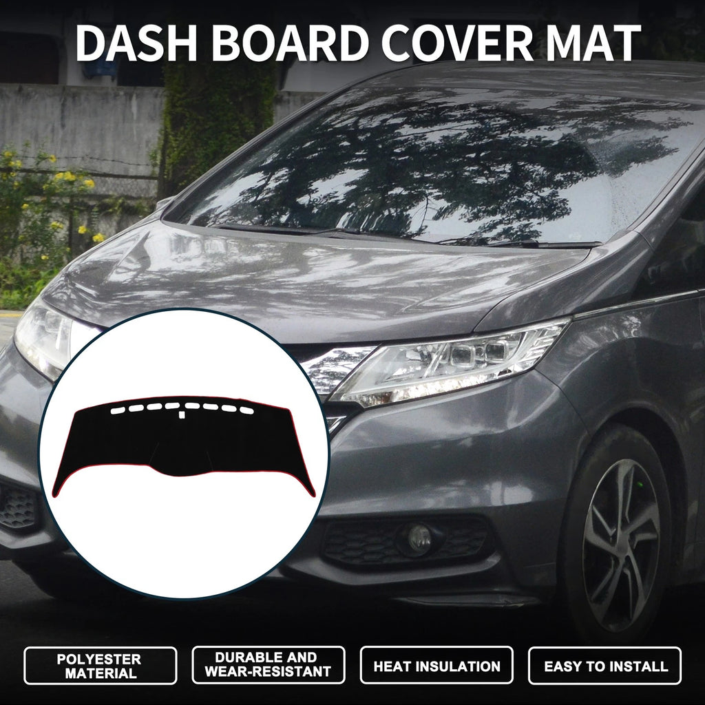 Dashboard Cover Mat for Honda Odyssey RB1 RB2 (2005–2010) Black Red