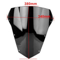 Front Windshield for Yamaha FZ6 FAZER 2003-2008 Black Windscreen