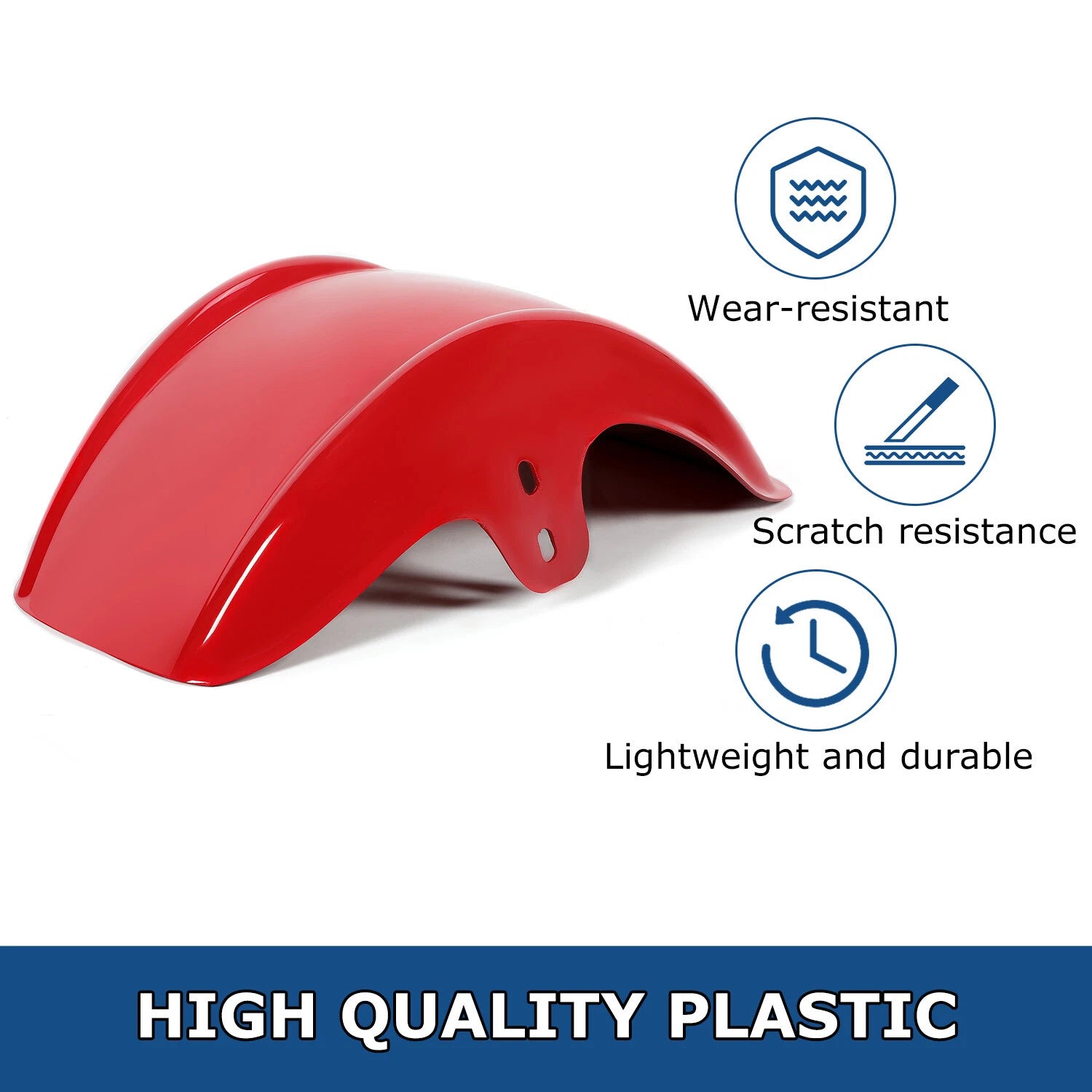 Front Fender Plastics Mud Flap Guard Kit for Honda ATC70 (1978–1985)
