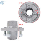 Set of 4 Galvanized Boat Trailer Hubs 4 Lug 1" (4 on 4 Bolt Circle)