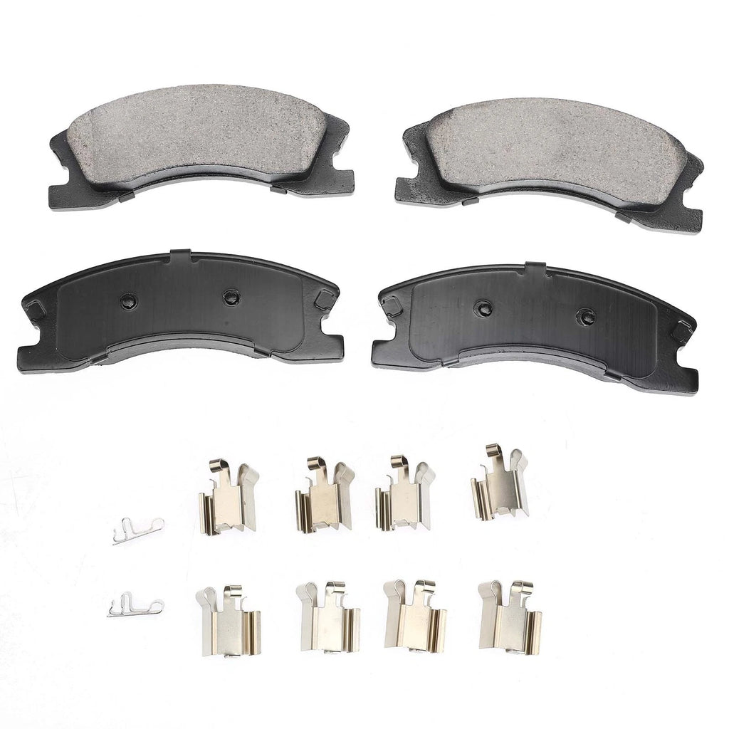 Set of 4 Front Ceramic Brake Pads for Jeep Grand Cherokee (1999–2004)