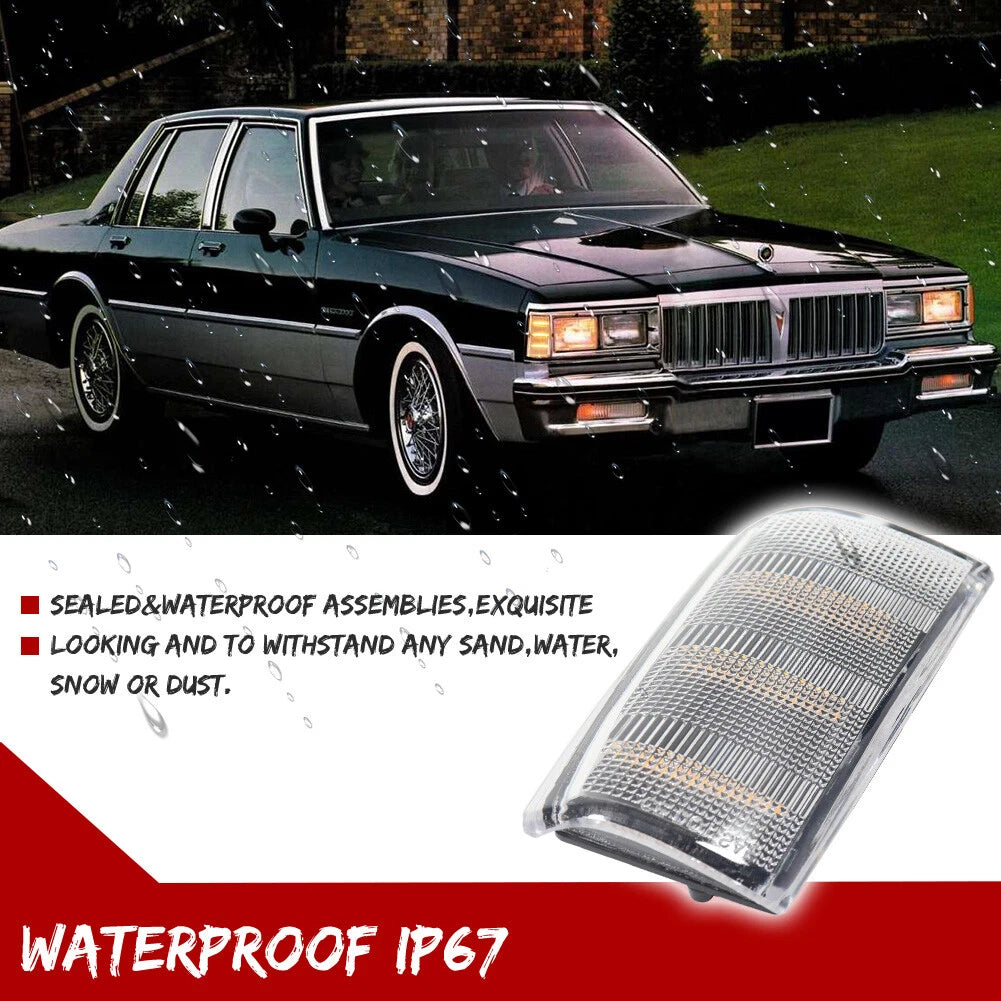 Clear Amber Side Marker Light for Pontiac Parisienne Bonneville Safari