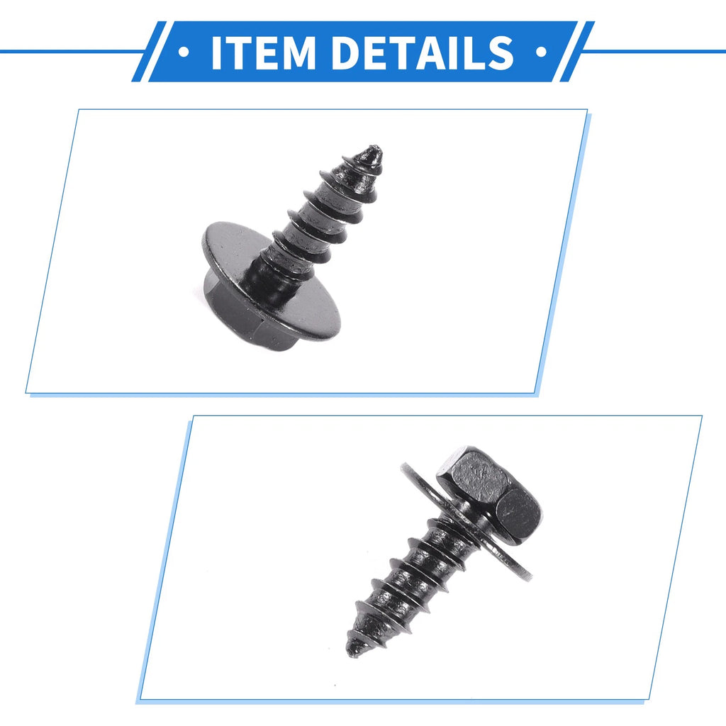 20 Pcs Fender Liner Splash Shield Bumper Cover Screw for Scion XD (2008–2014)