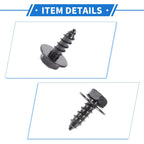 20 Pcs Fender Liner Splash Shield Bumper Cover Screw for Scion XD (2008–2014)