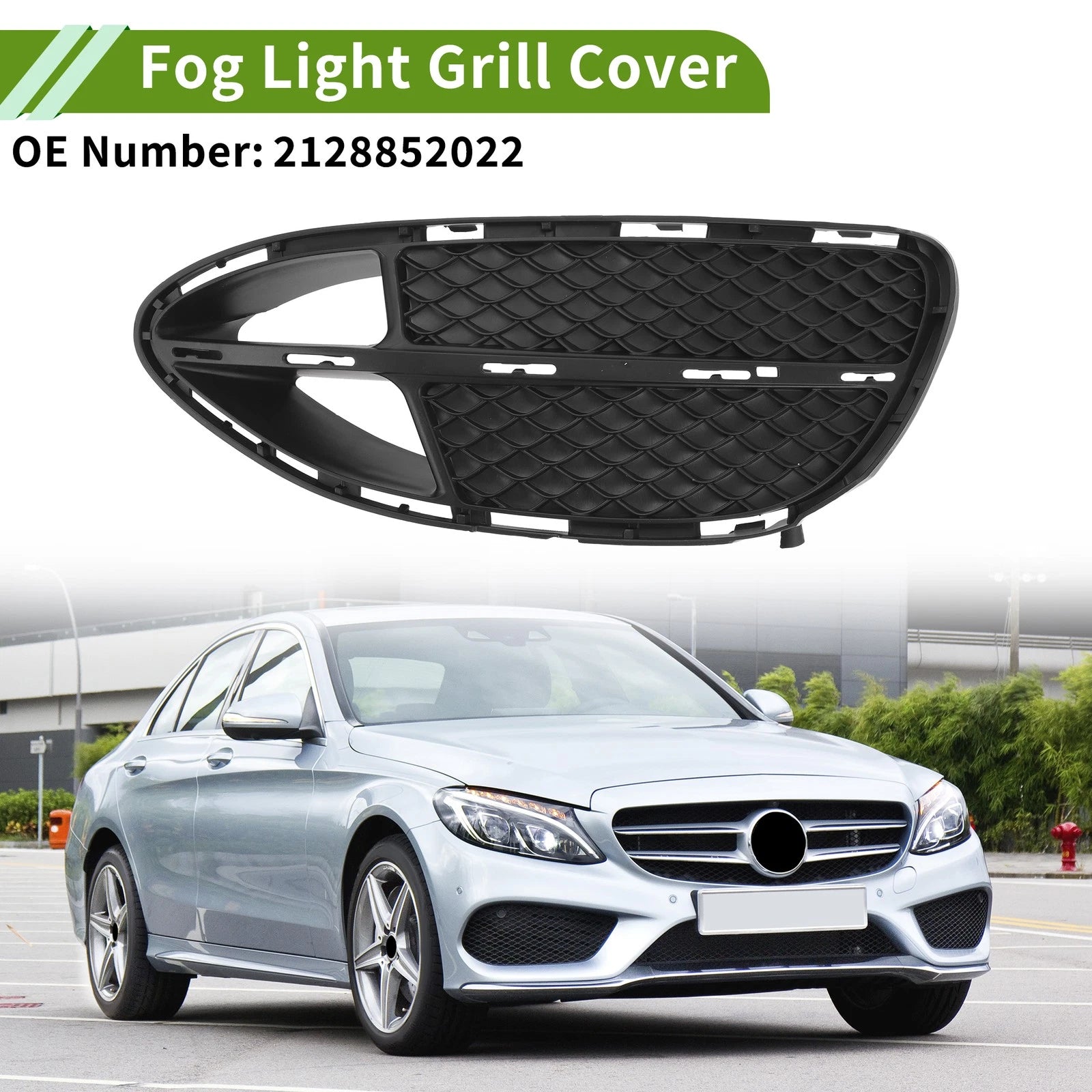 1 Pc Fog Light Grill for Mercedes Benz W212 (2014–2016) No. 2128852022