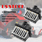2X Carb Flange Intake Socket Reed Valve for Ski-Doo Legend 700 800 (1999–2004)