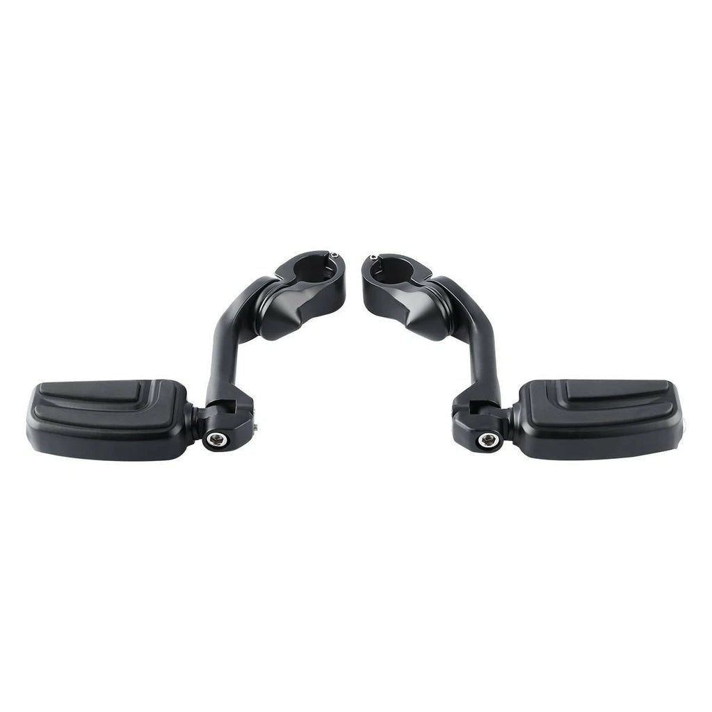 1 1/4" Long Angled Highway Engine Guard Crash Bar Footpeg for Motorcycle