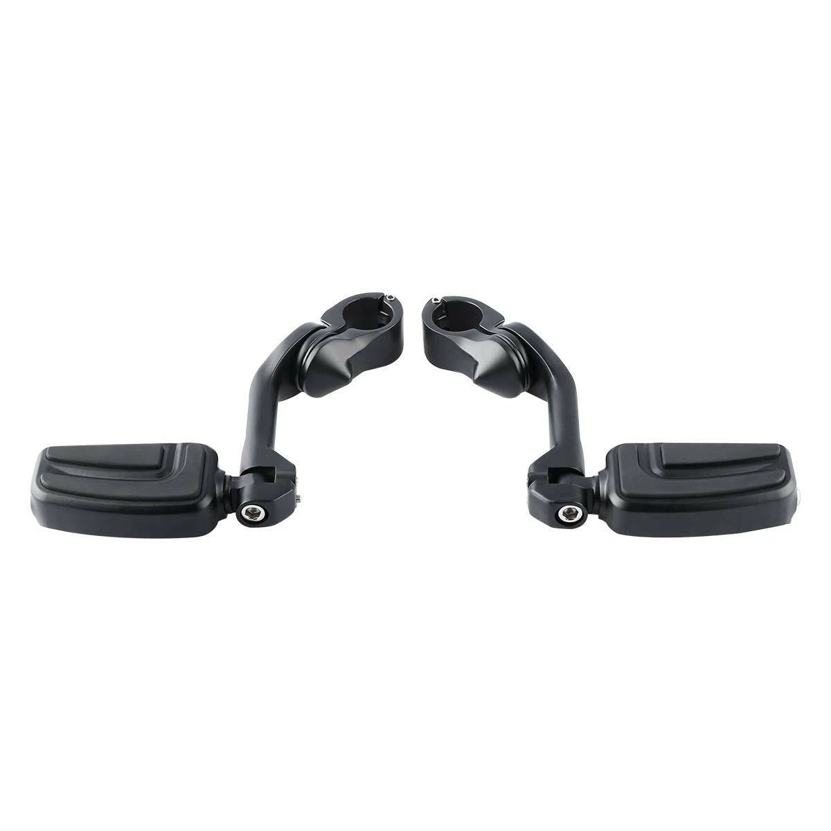 1 1/4" Long Angled Highway Engine Guard Crash Bar Footpeg for Motorcycle