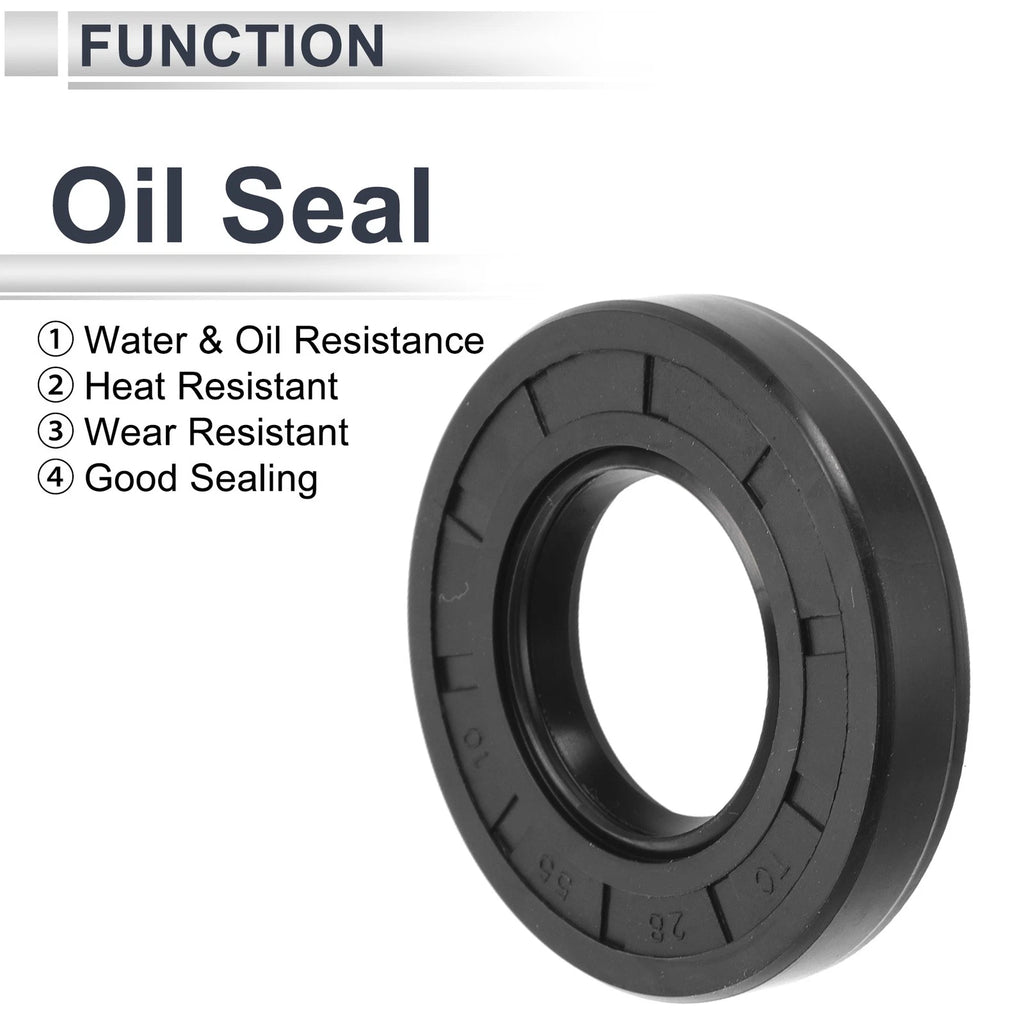 Set of 5 Oil Seal Rotary Shaft Seal TC Ring 28x55x10mm Nitrile Rubber