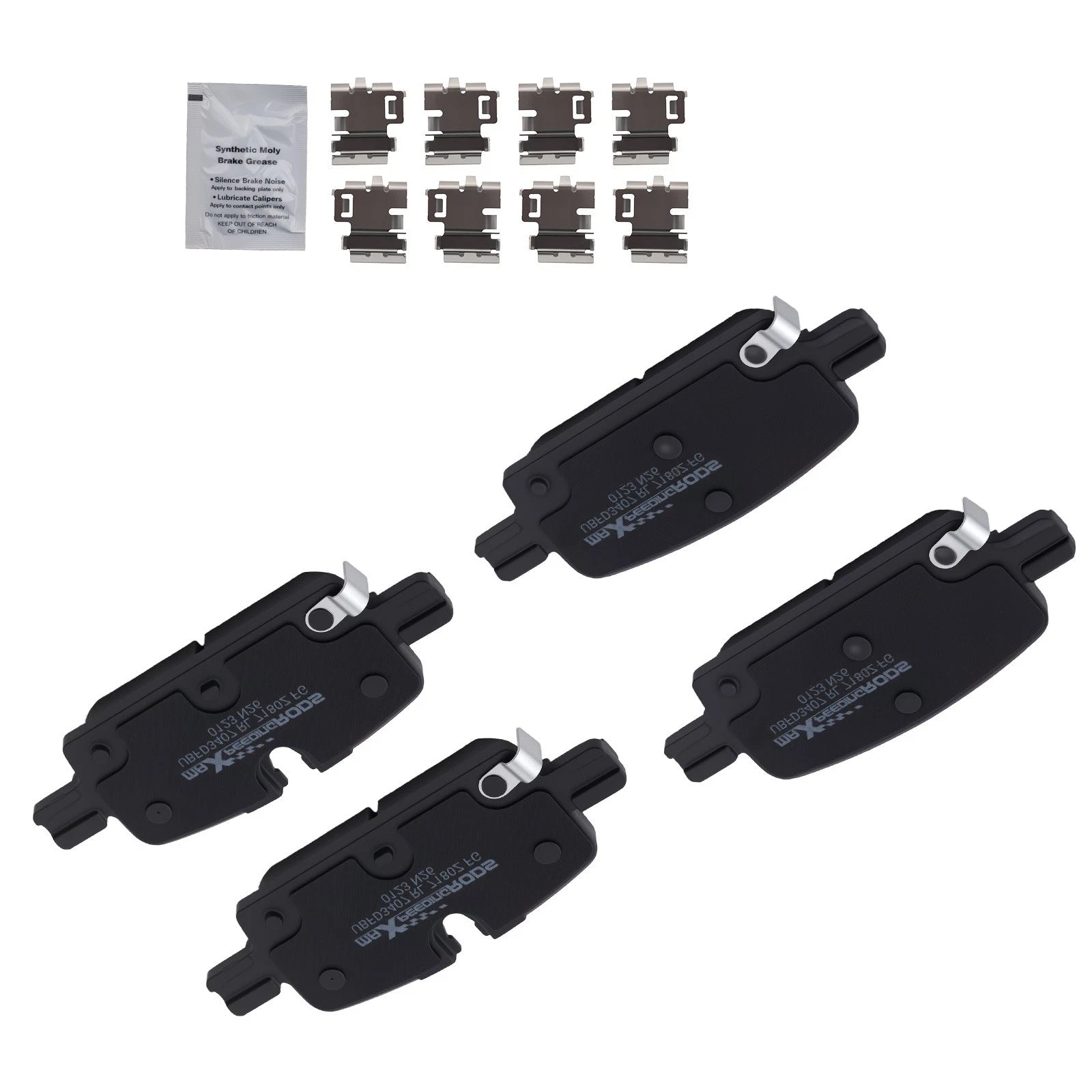 Set of 4 Rear Ceramic Brake Pads for GMC Canyon/Hummer EV/Sierra 1500 (2023)