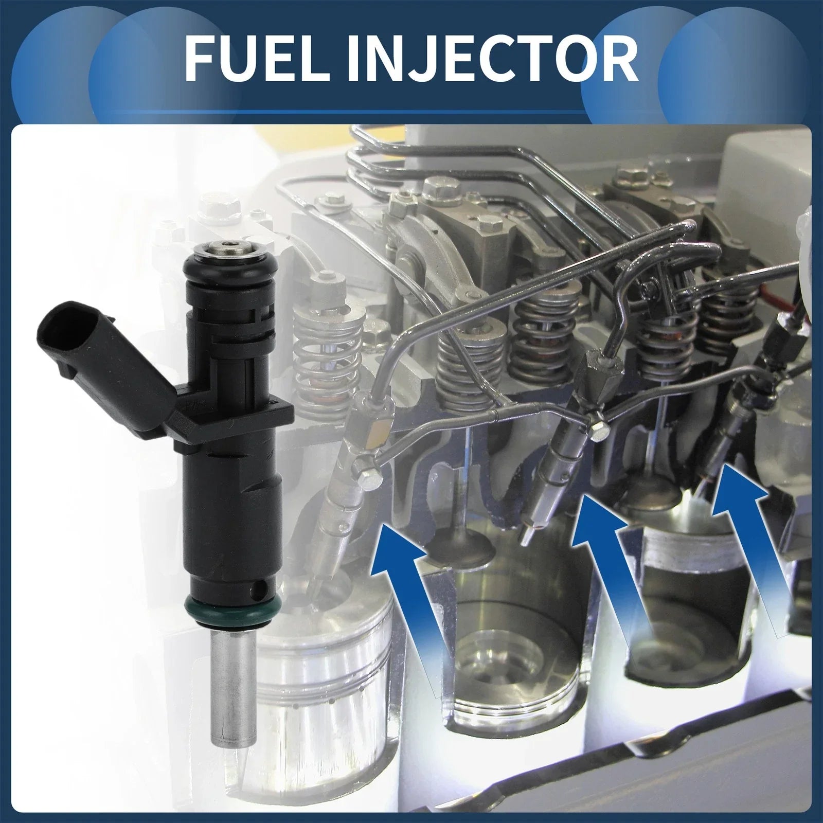 Fuel Injector Set for Mercedes-Benz W204 C230 C280 C350 (2005-2014) - 6 Pcs