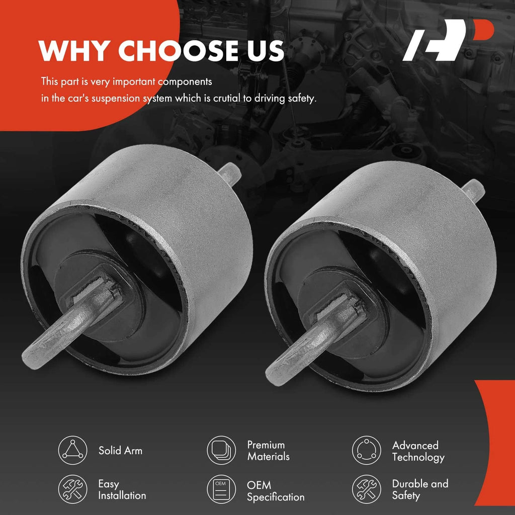 2Pcs Trailing Arm Bushing for Chevy Malibu, Impala, Buick LaCrosse (2000-2023)