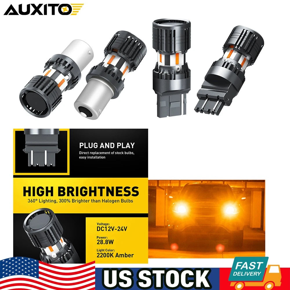 Set of 2 LED Brake Tail Stop Light Bulbs for Make Model (YYYY–YYYY)