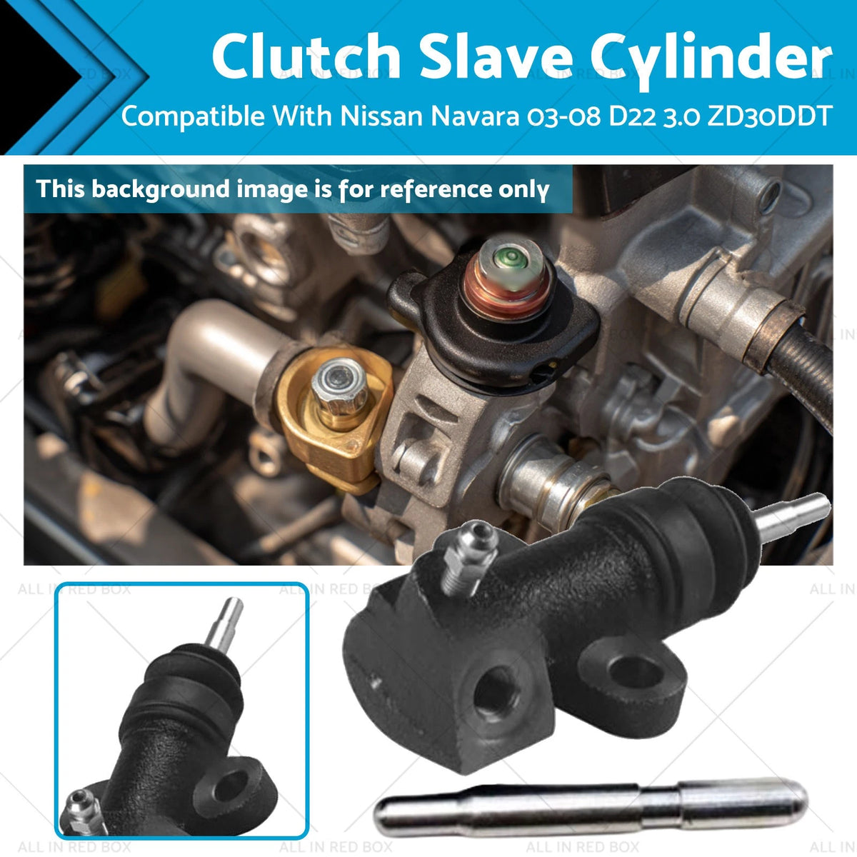 Clutch Slave Cylinder for Nissan Navara D22 2003–2008 ZD30DDT