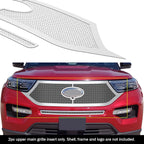 Stainless Chrome Mesh Grille Insert for Ford Explorer (2020-2024)