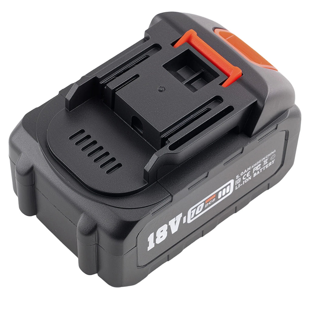 5.0Ah Lithium Battery with Charger for Power Tools (18V–21V)