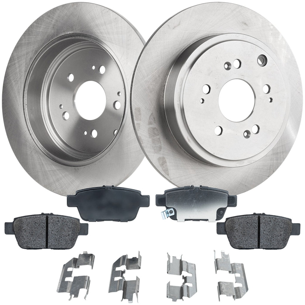 Disc Brake & Pad Kit for Honda Ridgeline (2006–2014) Rear Set