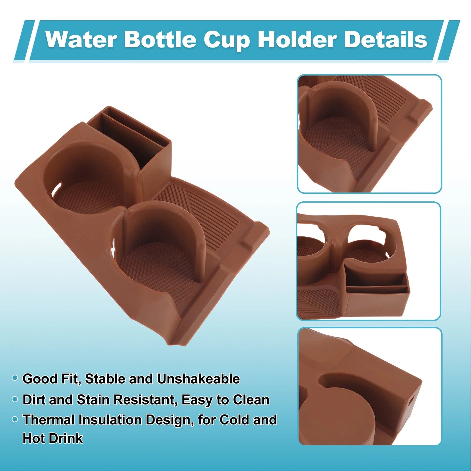Center Console Drink Holder Storage Box for Mercedes-Benz GLC 300 (2023–2026)