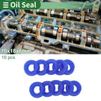 Set of 10 Oil Seal Ring 10x18x6mm for Rotary Shaft (High Pressure)