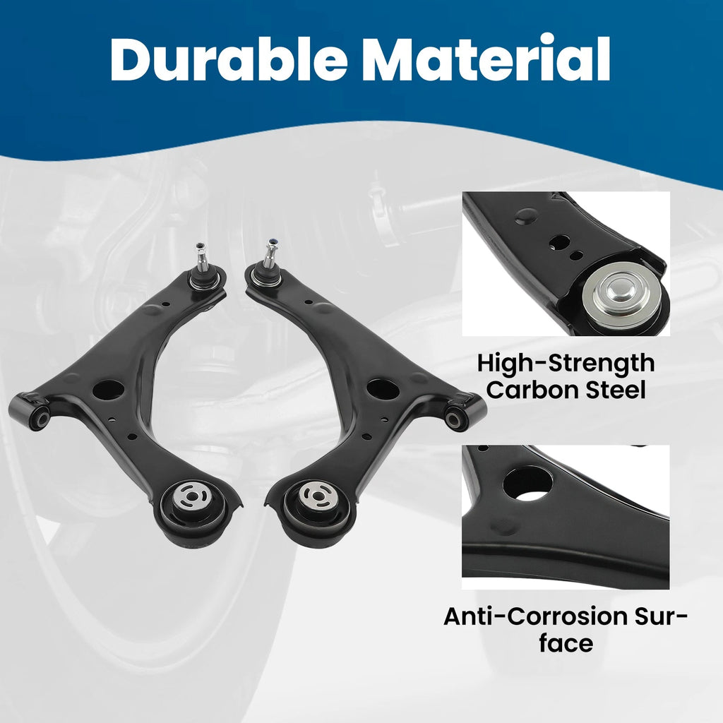 2X Front Lower Control Arms w/Ball Joint for RAM C/V (2012–2015)