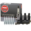 Denso COP Ignition Coil & NGK 6 VPower Spark Plugs Kit for Taurus Sable (1996–2005)