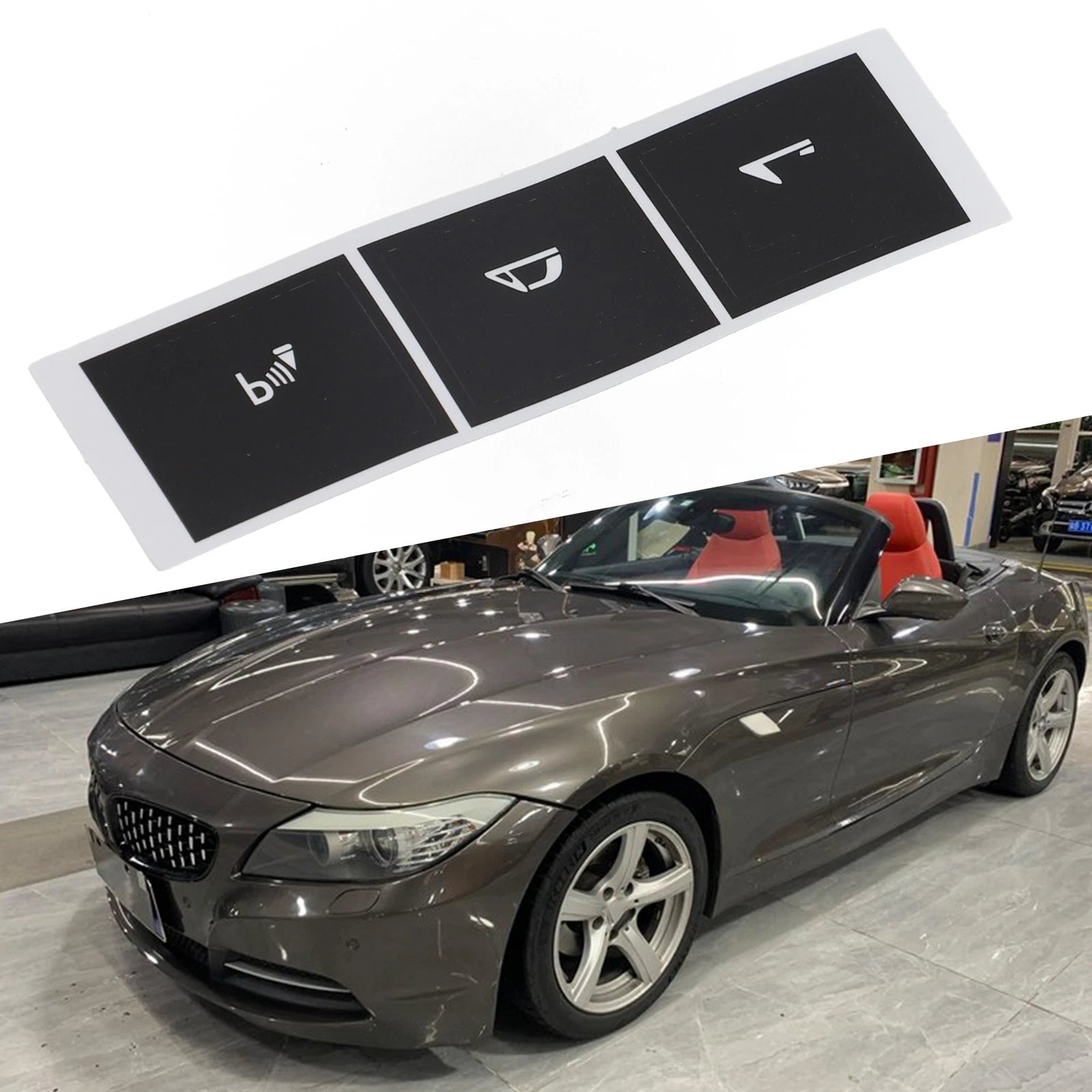 Control Panel Button Repair Decals for BMW Z4 E89 (2009–2016)