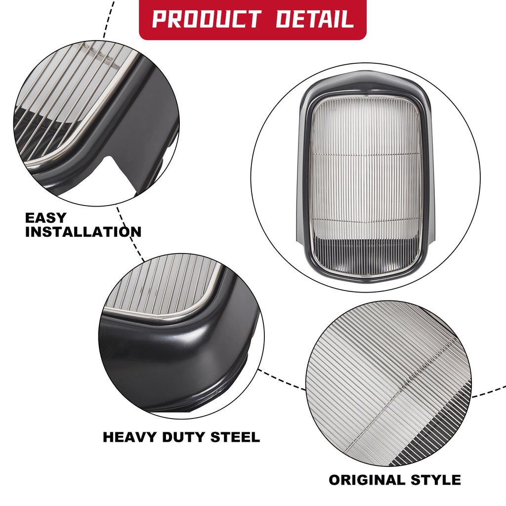 Front Grille Shell with Stainless Insert for 1932 Model B/BB/18