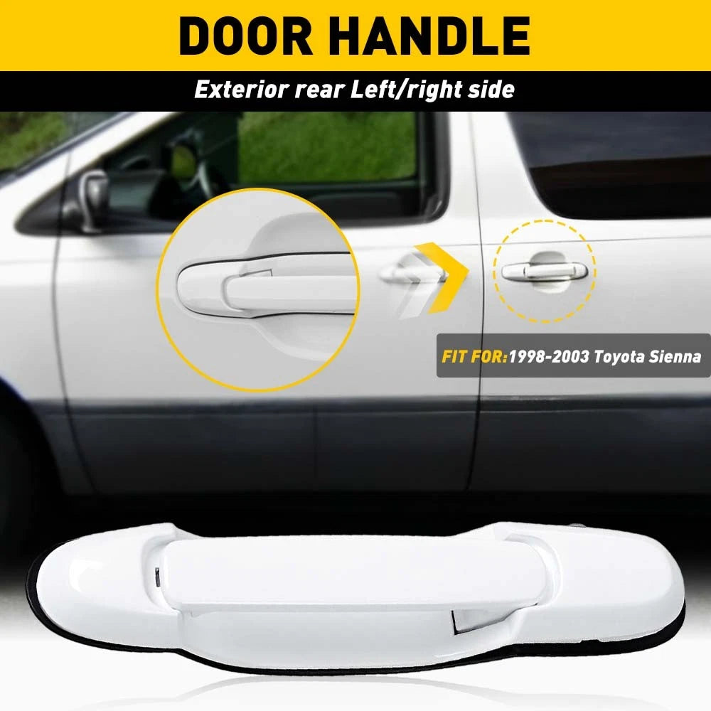 Sliding Door Handle for Toyota Sienna (1998–2003) - 040 White