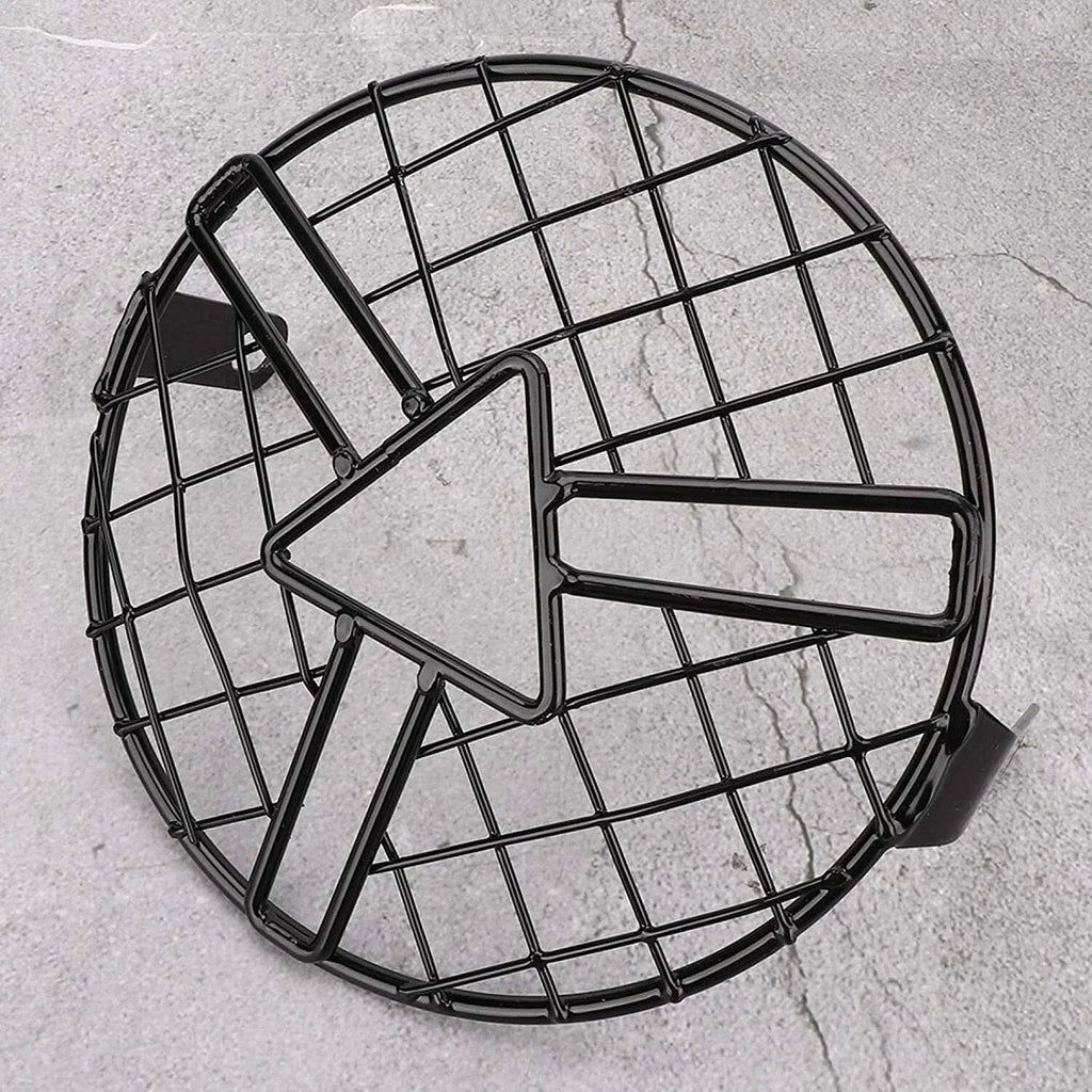 16.5cm Headlight Mesh Grill Protect Side Mount Cover for CG125 GN125