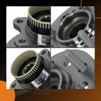 2pc Rear Wheel Bearing Hub for Hyundai Sonata (2010–2014) 512437 WE60771