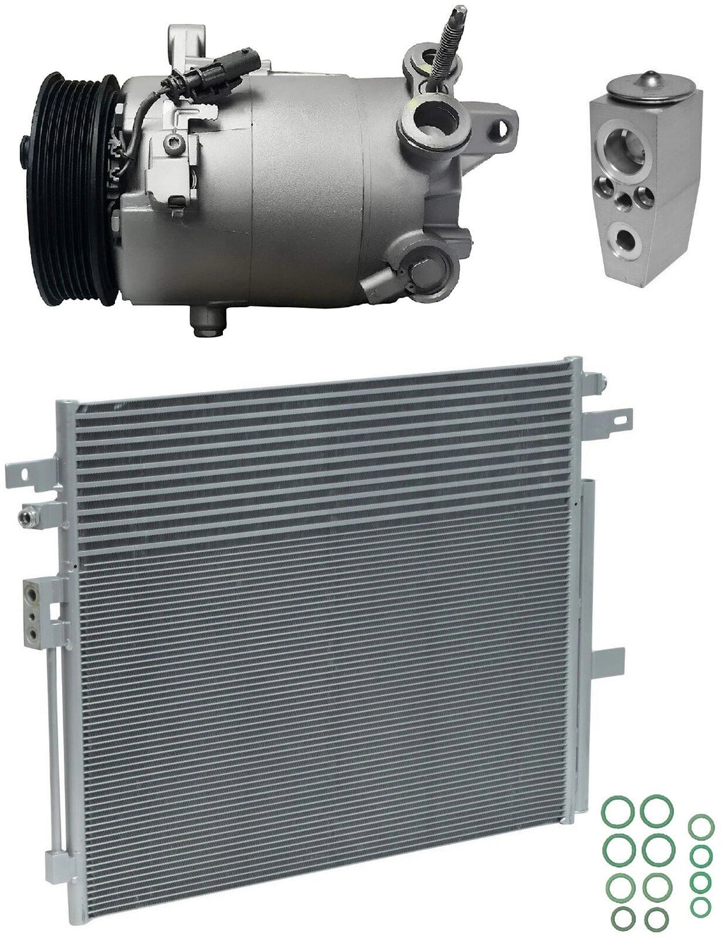 A C Compressor Kit With Condenser for GMC Canyon 3.6L (2015–2015)