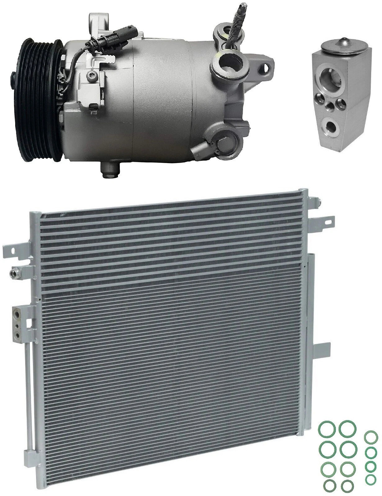 A C Compressor Kit With Condenser for GMC Canyon 3.6L (2015–2015)