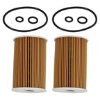 2 Pack Engine Filter for Volkswagen Passat 2.0L Diesel (2012–2014) HU7008z