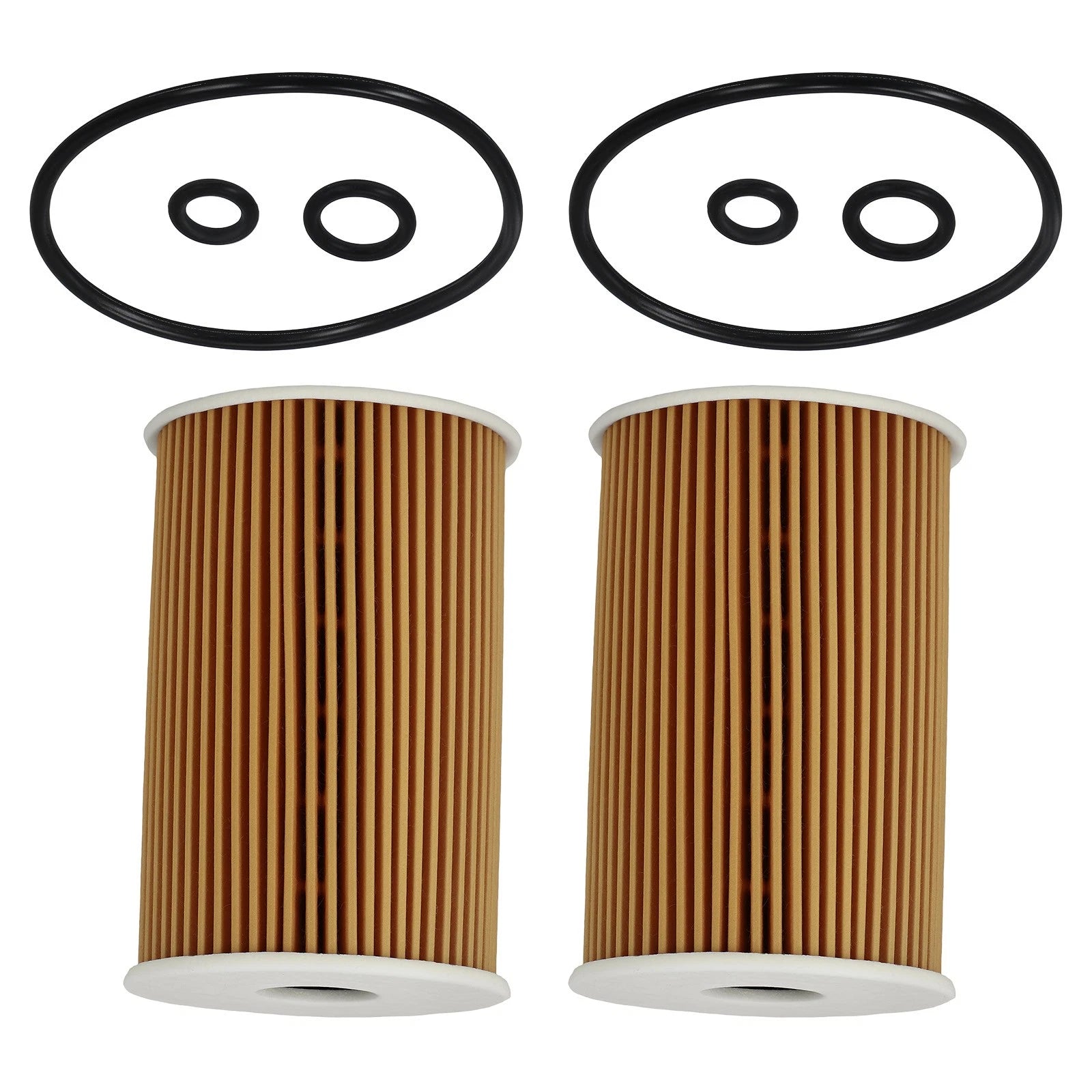2 Pack Engine Filter for Volkswagen Passat 2.0L Diesel (2012–2014) HU7008z