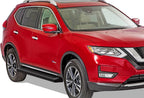iBoard Running Boards for Nissan Rogue (2014-2020) - Black Finish
